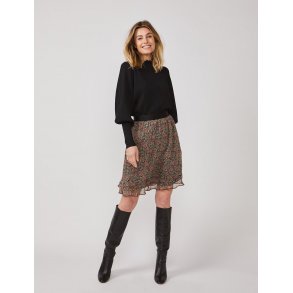 Nederdel Kort med blomsterprint