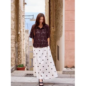 Nederdel Abbie Coffee Dot