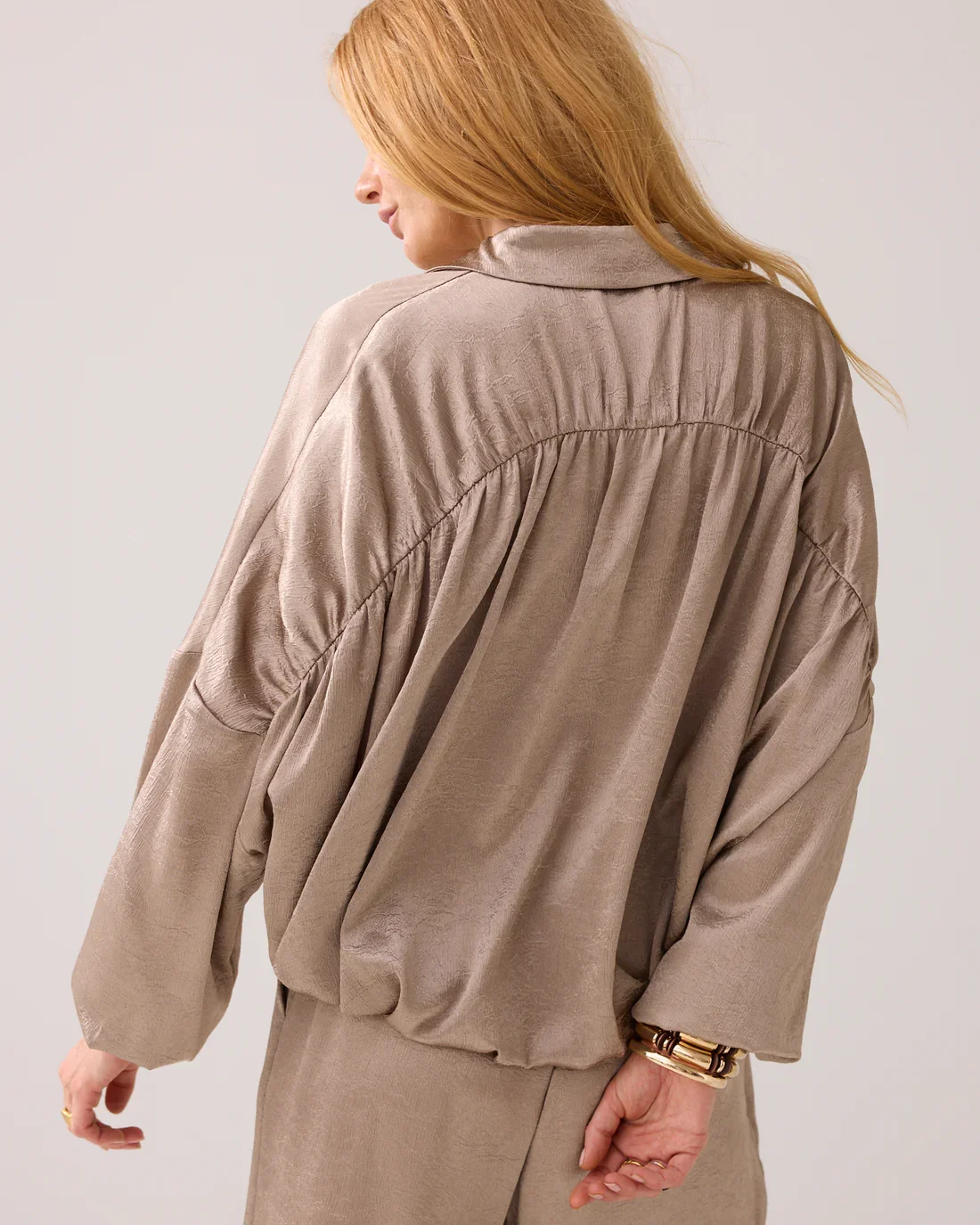 Bluse Shiny Wide Gr