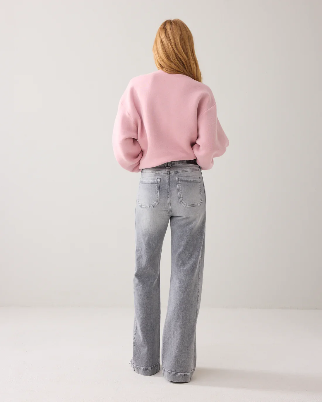 Bukser Denim Wide-Leg Retro