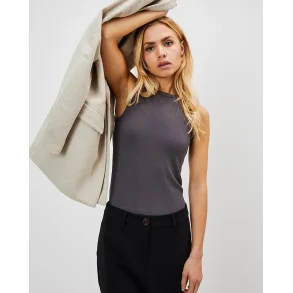 Top Lisa Singlet Warm Grey