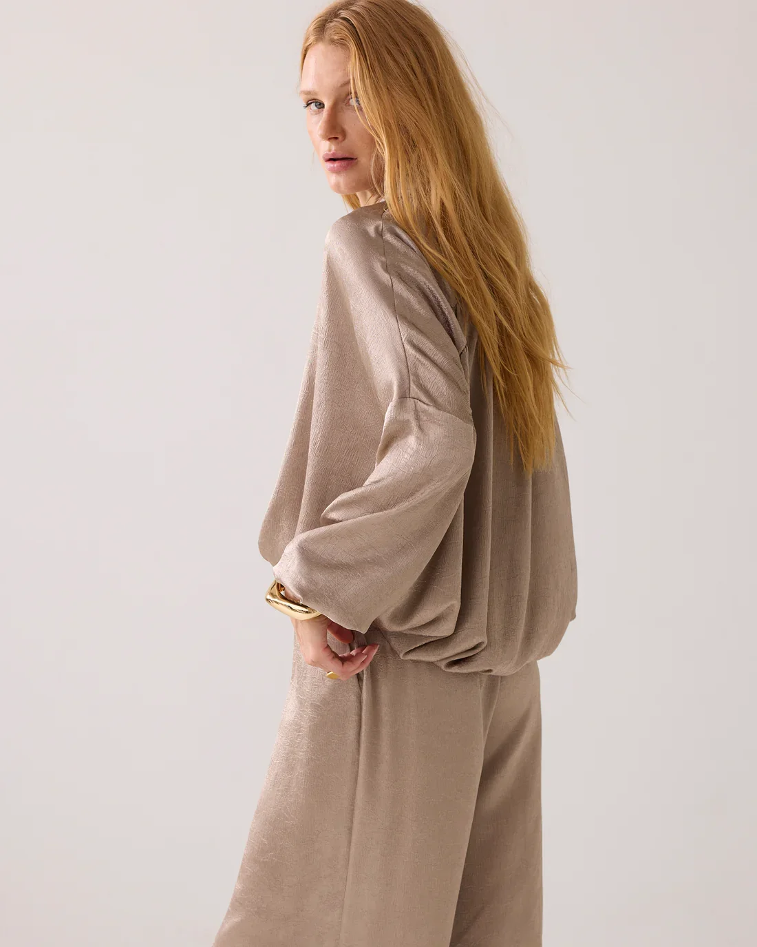 Bluse Shiny Wide Gr