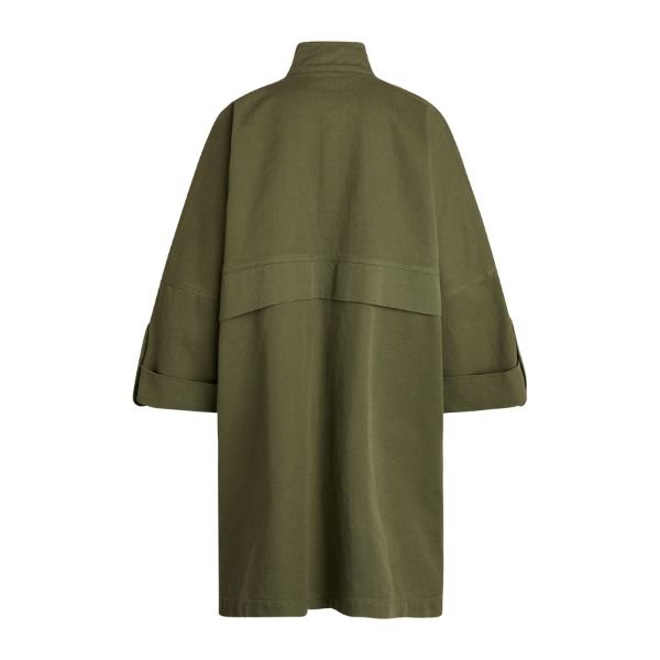 Jakke Louise Long Olive