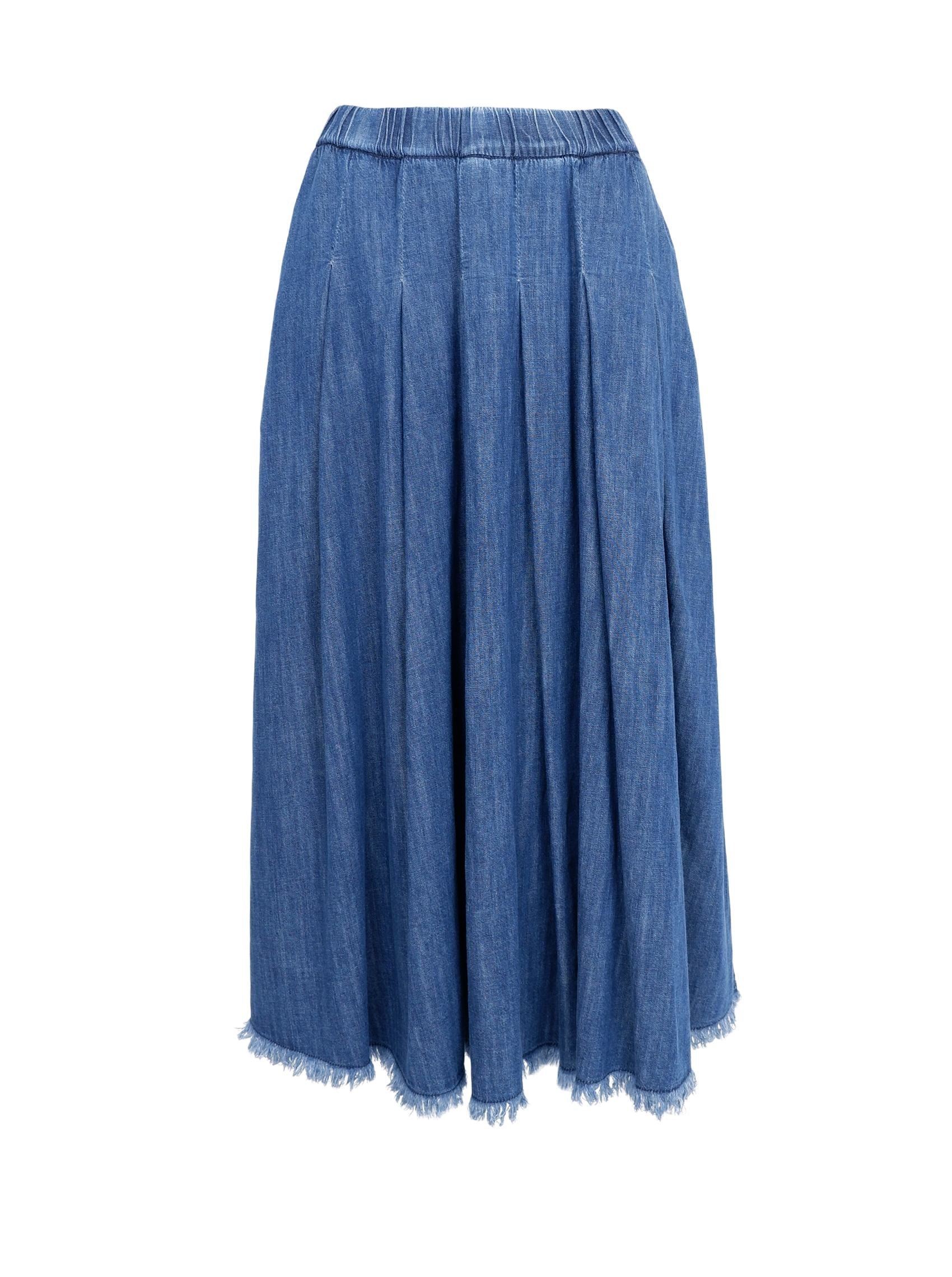 Nederdel Jean Denim Skirt - Blue Denim