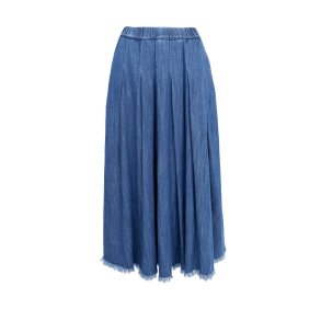Nederdel Jean Denim Skirt - Blue Denim