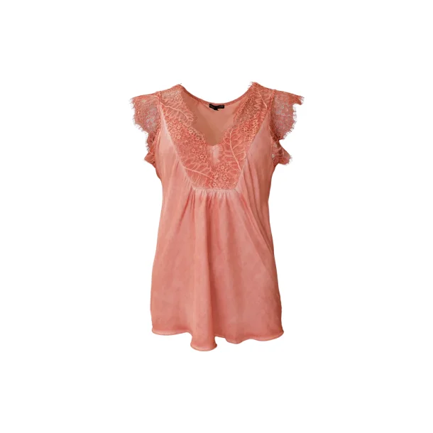 Top Billy Lace Dust Rose