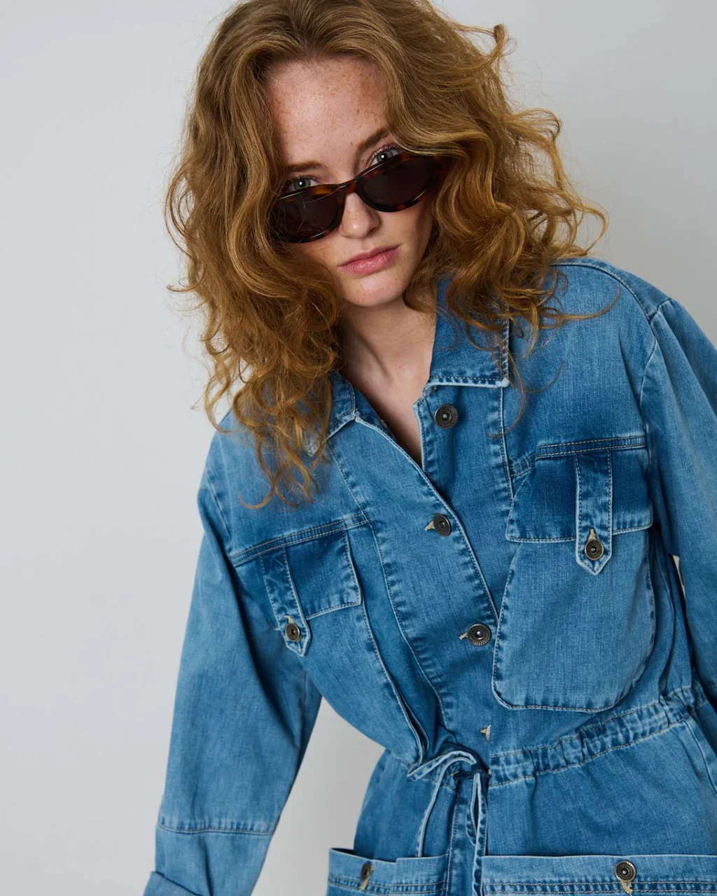Jakke Sanne Lys Denim