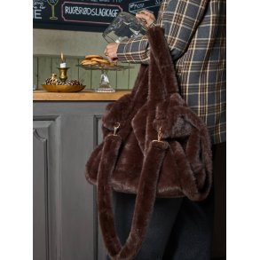 Taske Loma Stor Shopper i Fake Fur