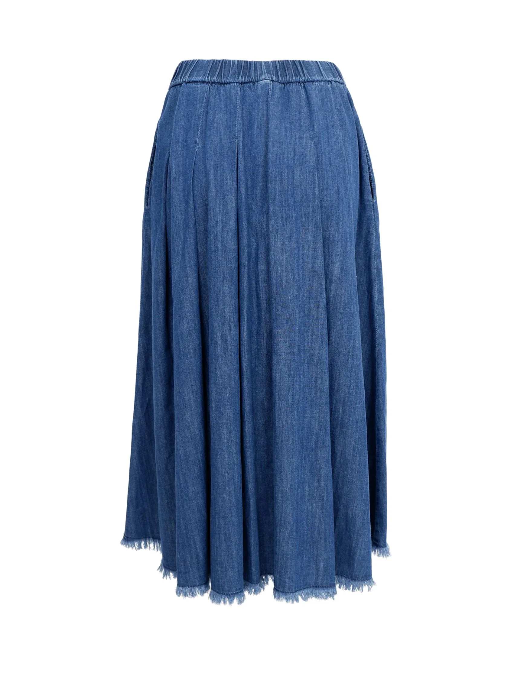 Nederdel Jean Denim Skirt - Blue Denim