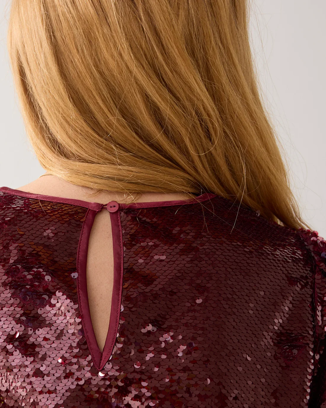 Bluse Paillet Merlot