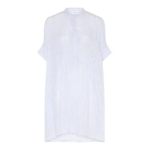 Kjole Ghita Tunic Light Blue Stripe