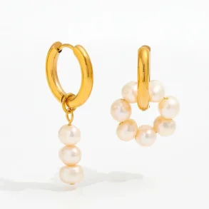 reringe Pearl 2 i 1 18K Guldbelagt