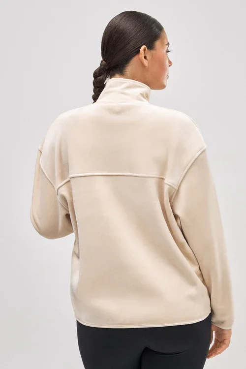 Bluse Fleece Termo Sweatshirt R�hvid