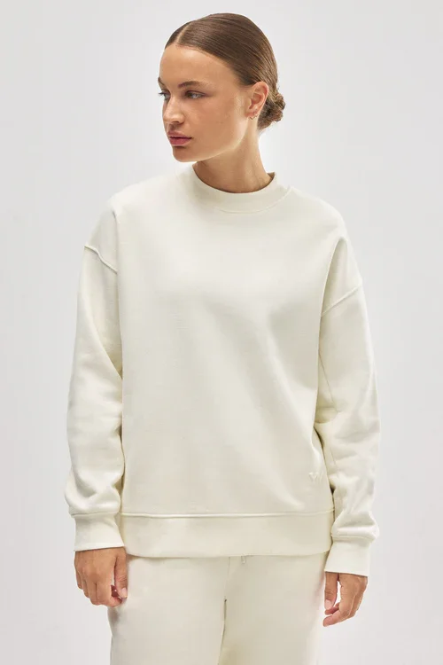 Bluse Sweatshirt R�hvid