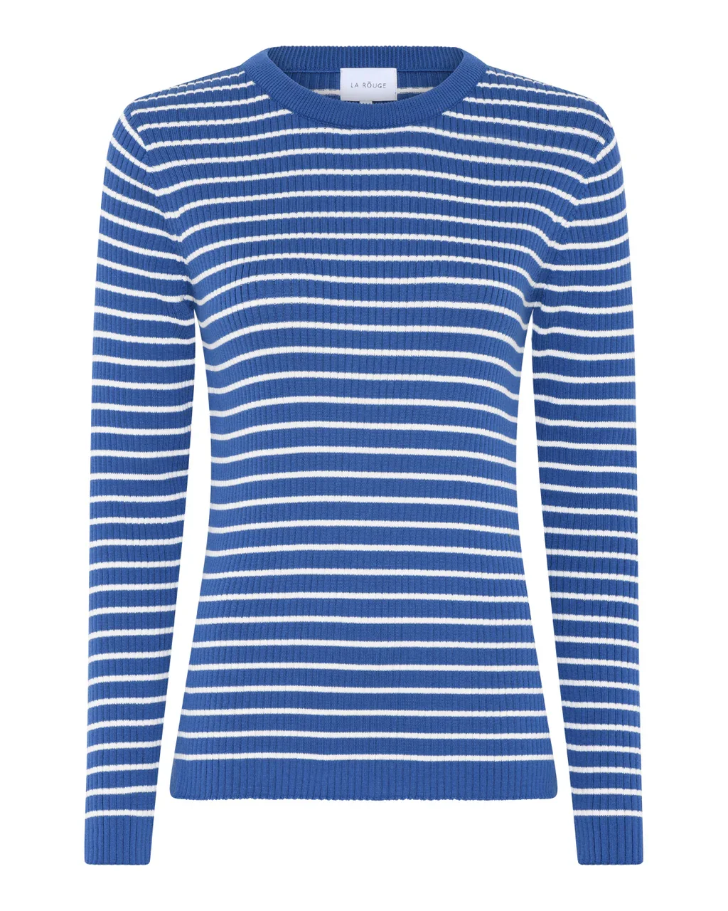 Bluse Alice Stripe Knit Bright Blue