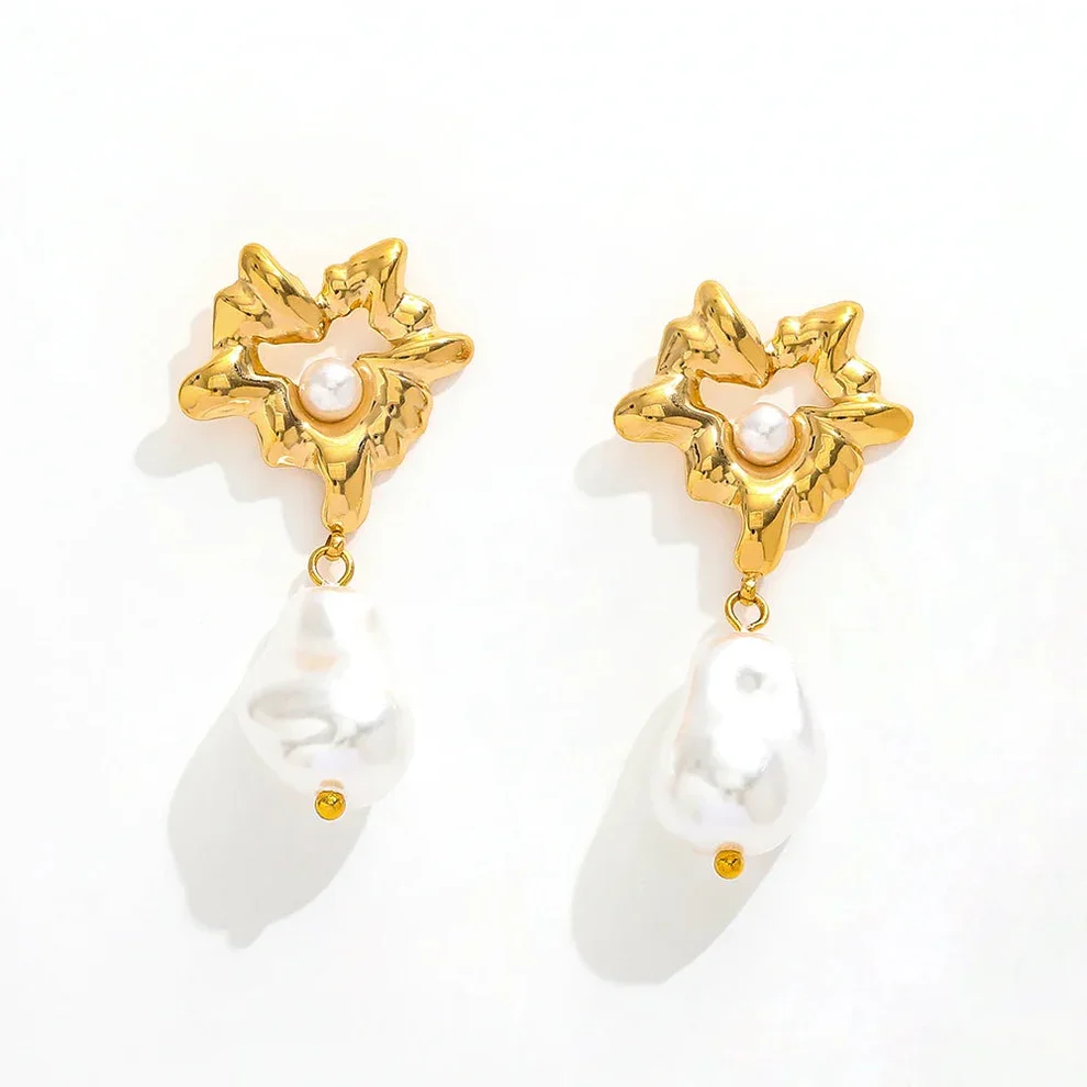 reringe Muun Pearl 18K Guldbelagt
