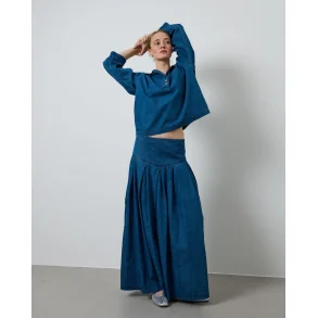 Nederdel Petra Bleach Denim