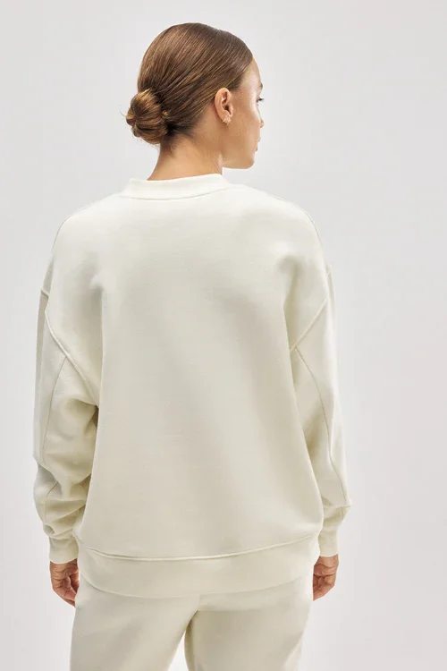 Bluse Sweatshirt R�hvid