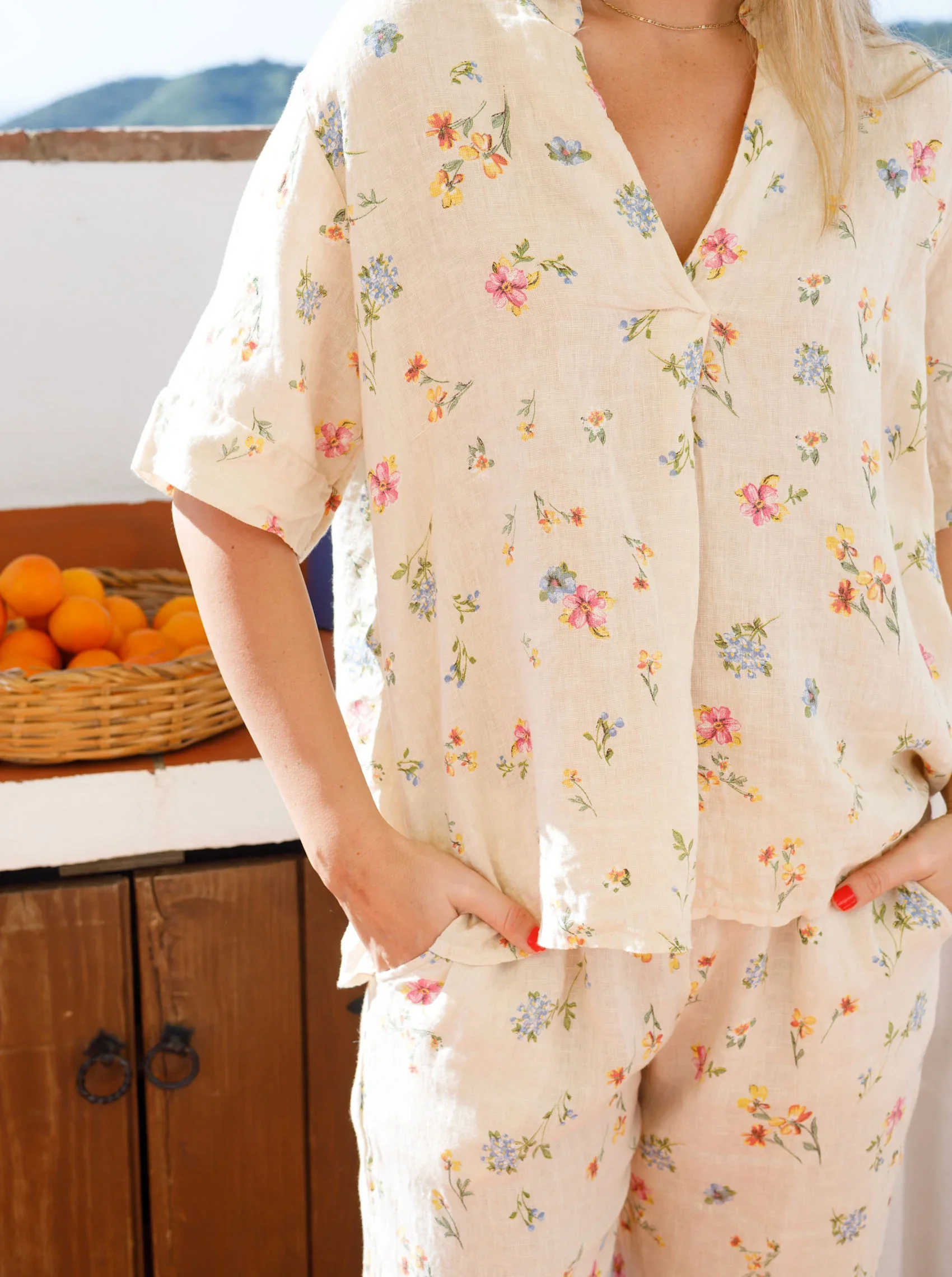 Bluse Melina SS Hr Flower