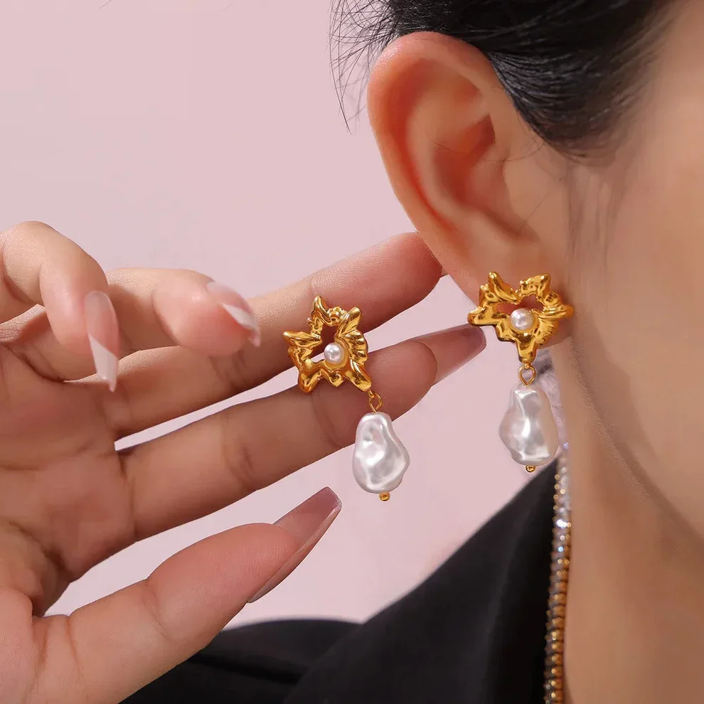 reringe Muun Pearl 18K Guldbelagt