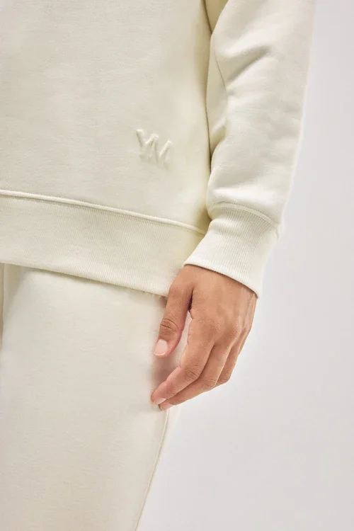 Bluse Sweatshirt R�hvid