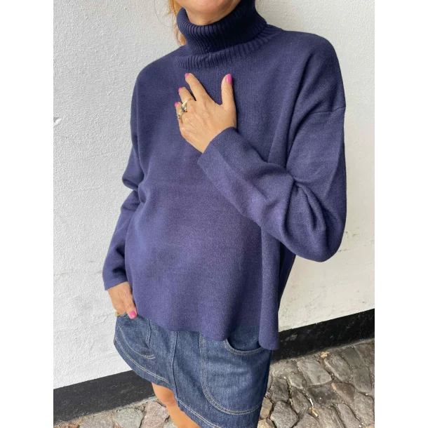 Bluse Isabella Knit Navy