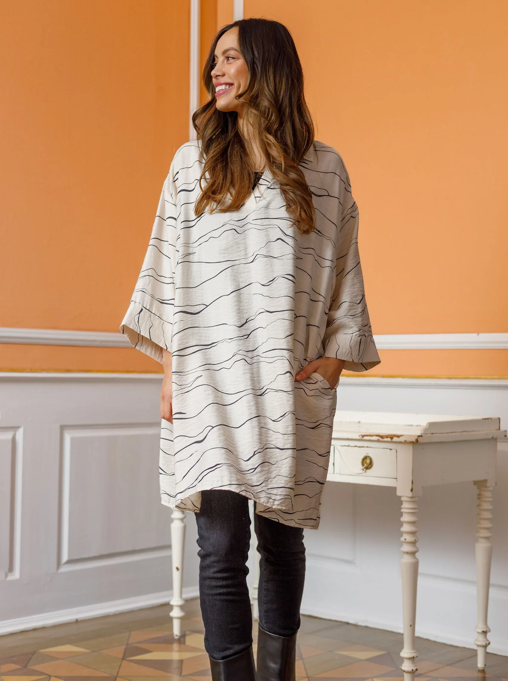 Kjole Pennie Tunic Offwhite