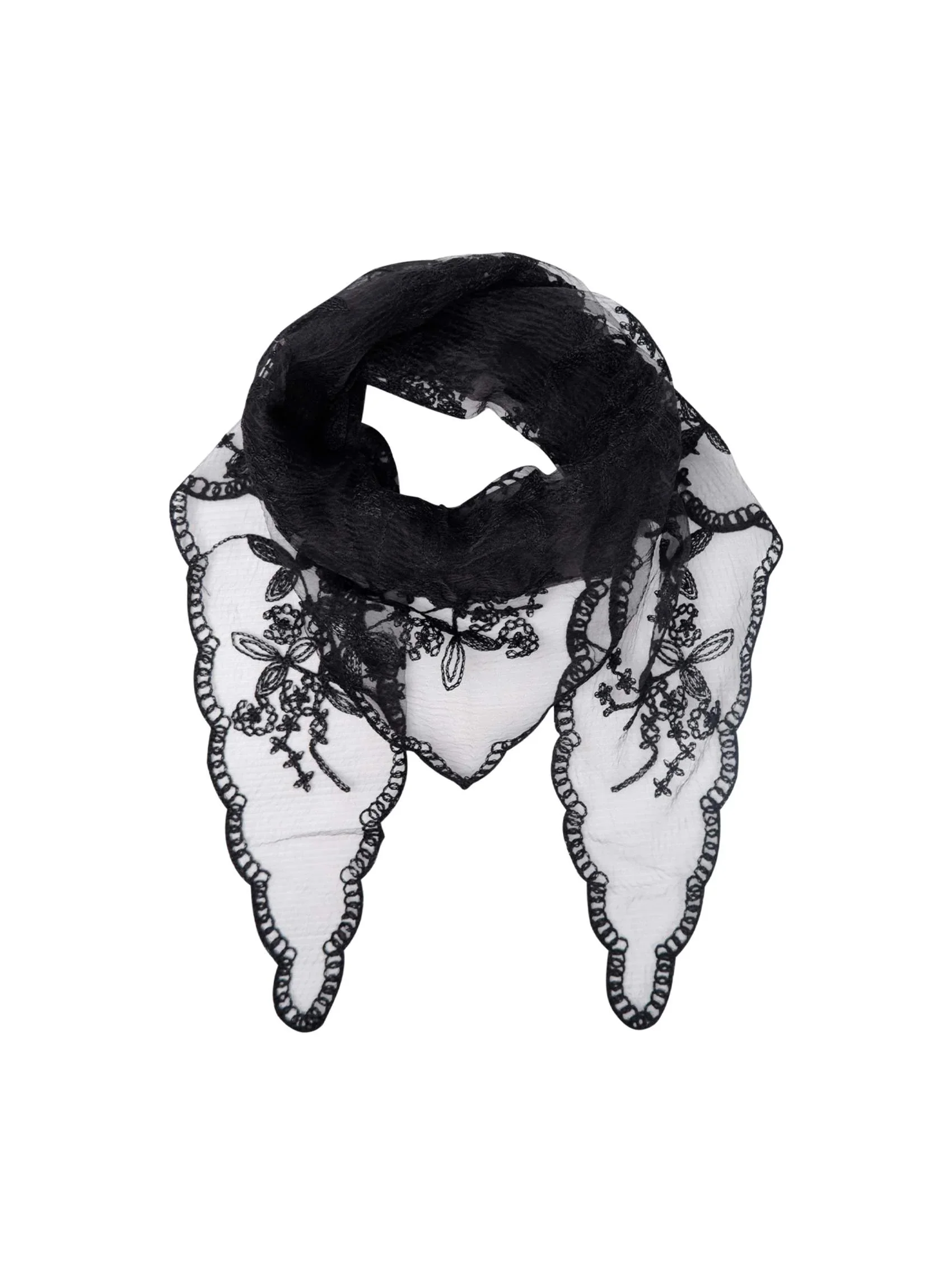 Trklde Mirana Triangle Lace Black