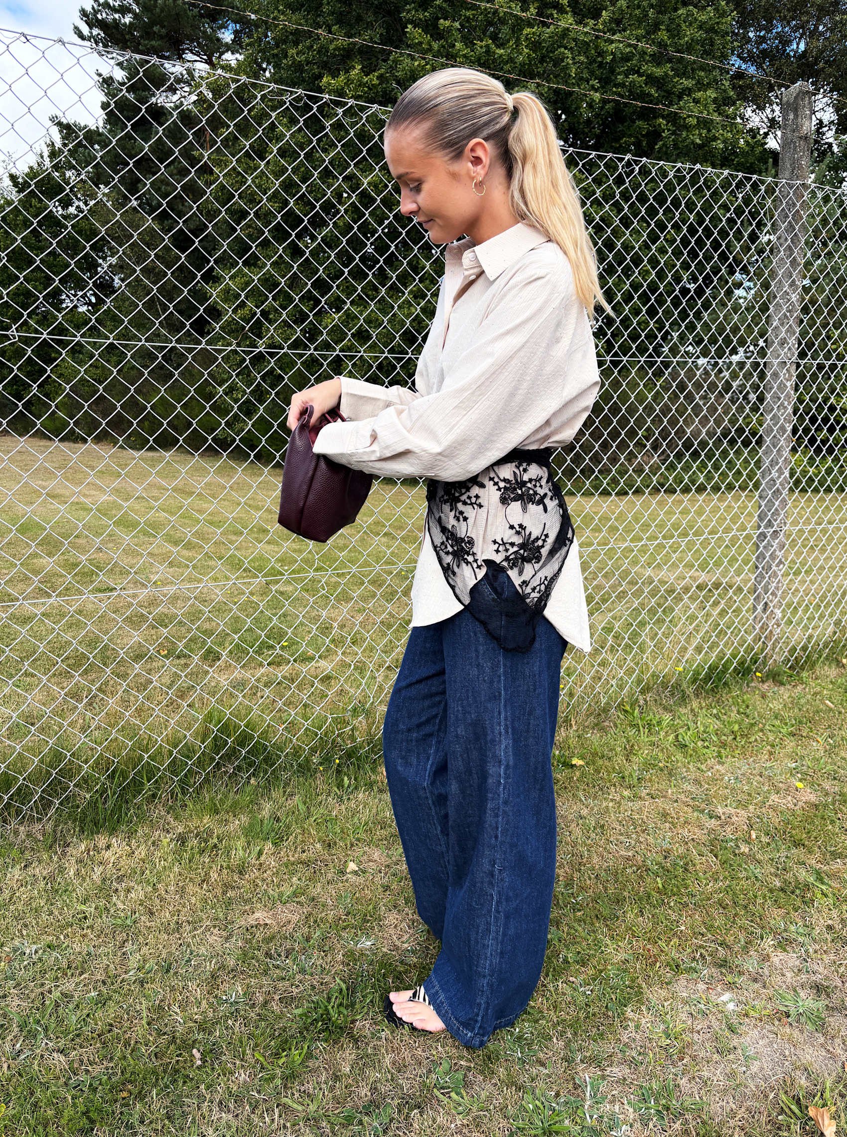 Trklde Mirana Triangle Lace Black