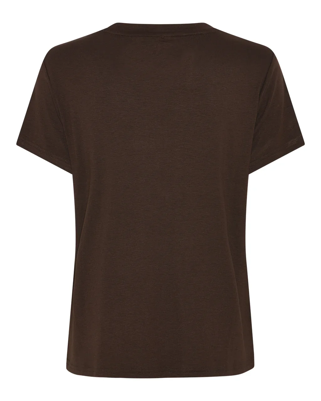 Bluse Line S/S Tshirt Dark Brown