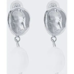 reringe Pearl Hammered Stud Stainless Steel