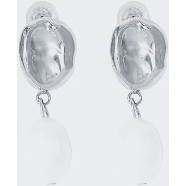 reringe Pearl Hammered Stud Stainless Steel