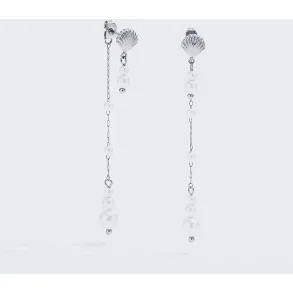 reringe Shell Pearl Stud Stainless Steel