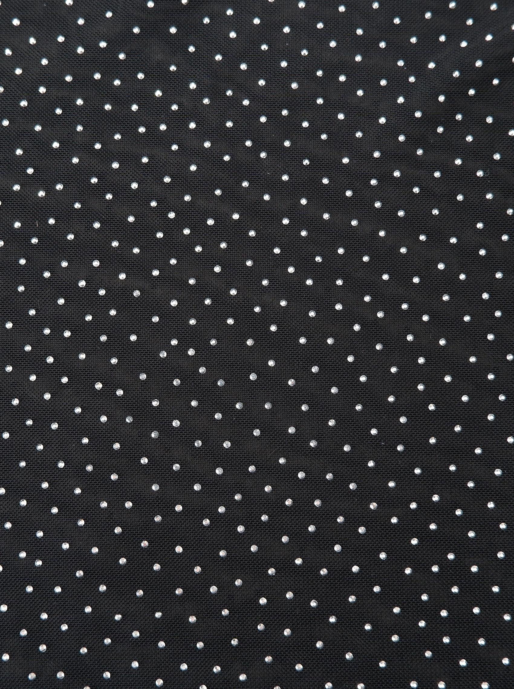 Top Alexis Mesh Med Sten Sort