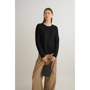 Bluse Linea Kashmir Sweater Sort