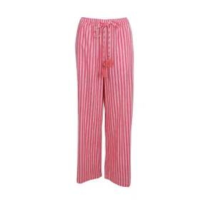Bukser Flora Pink Stribe