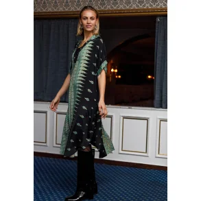 Kjole Luna SS Kaftan Tunic Fall Green