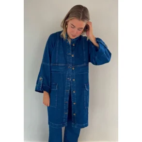 Jakke Louise Long Denim