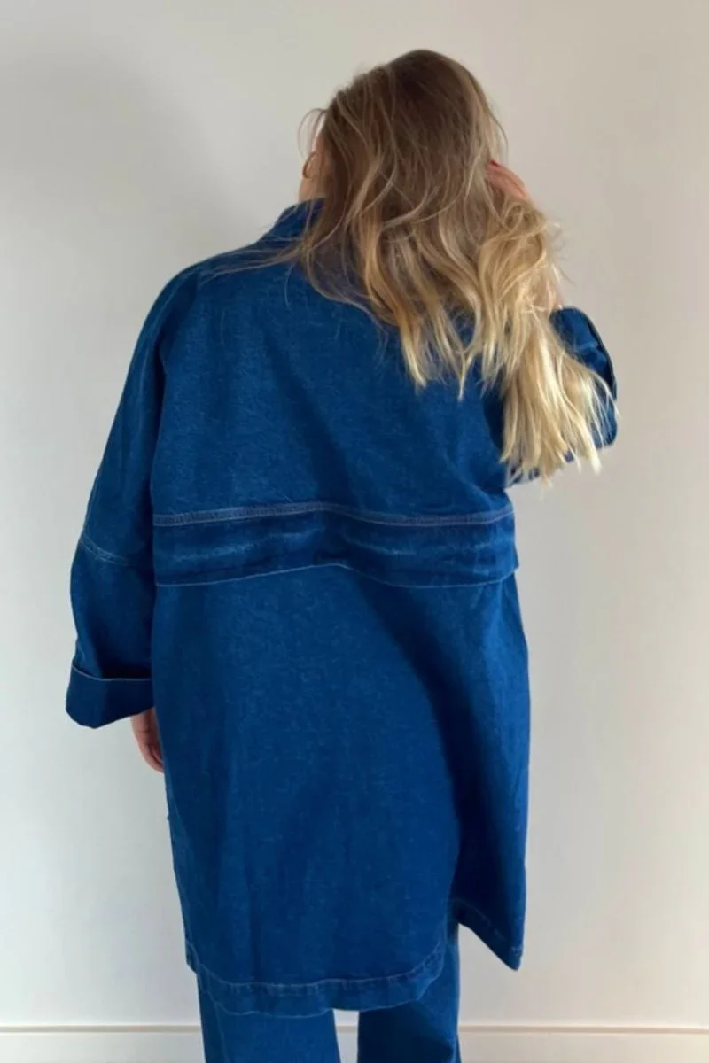 Jakke Louise Long Denim