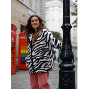 Jakke Zeleste Fleece Zebra