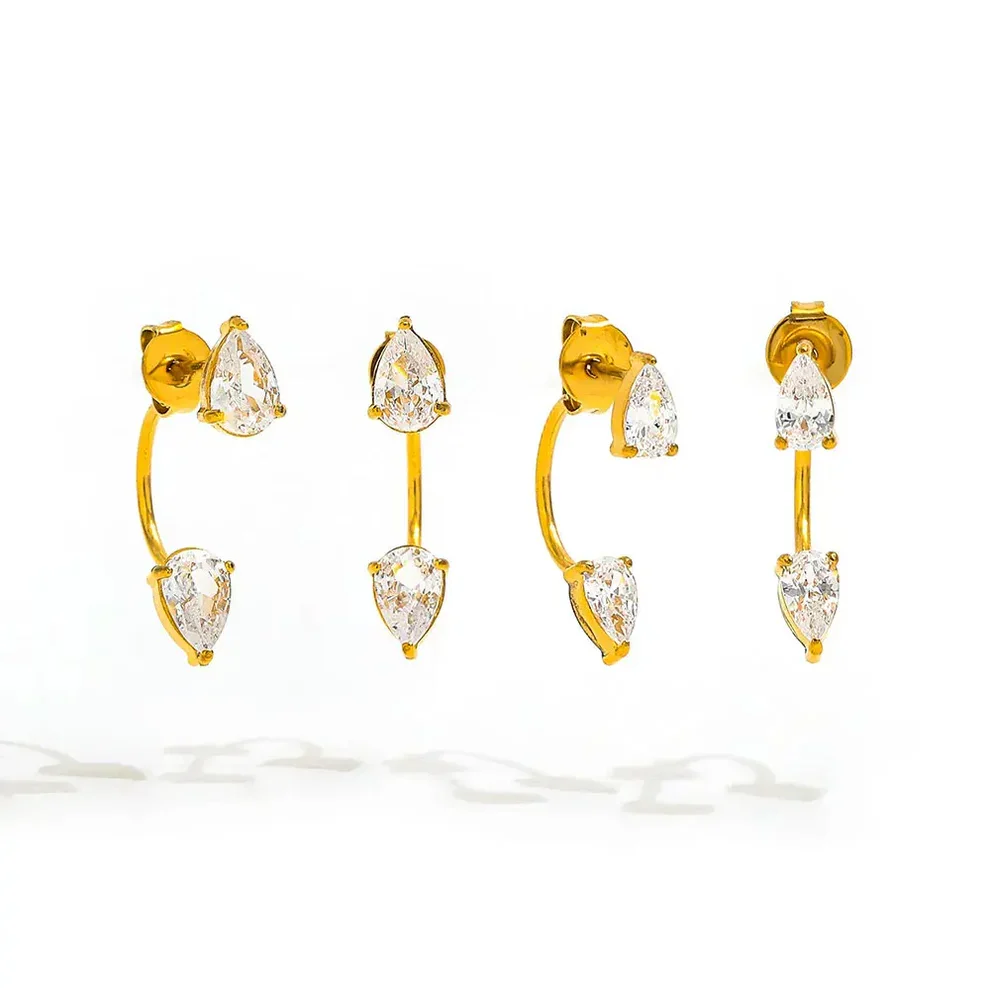 reringe Zircon Drop 18K Guldbelagt