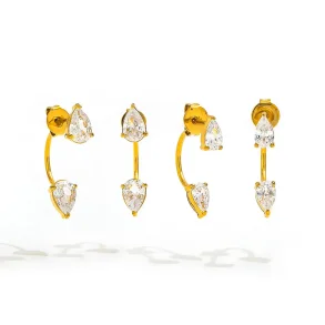 reringe Zircon Drop 18K Guldbelagt