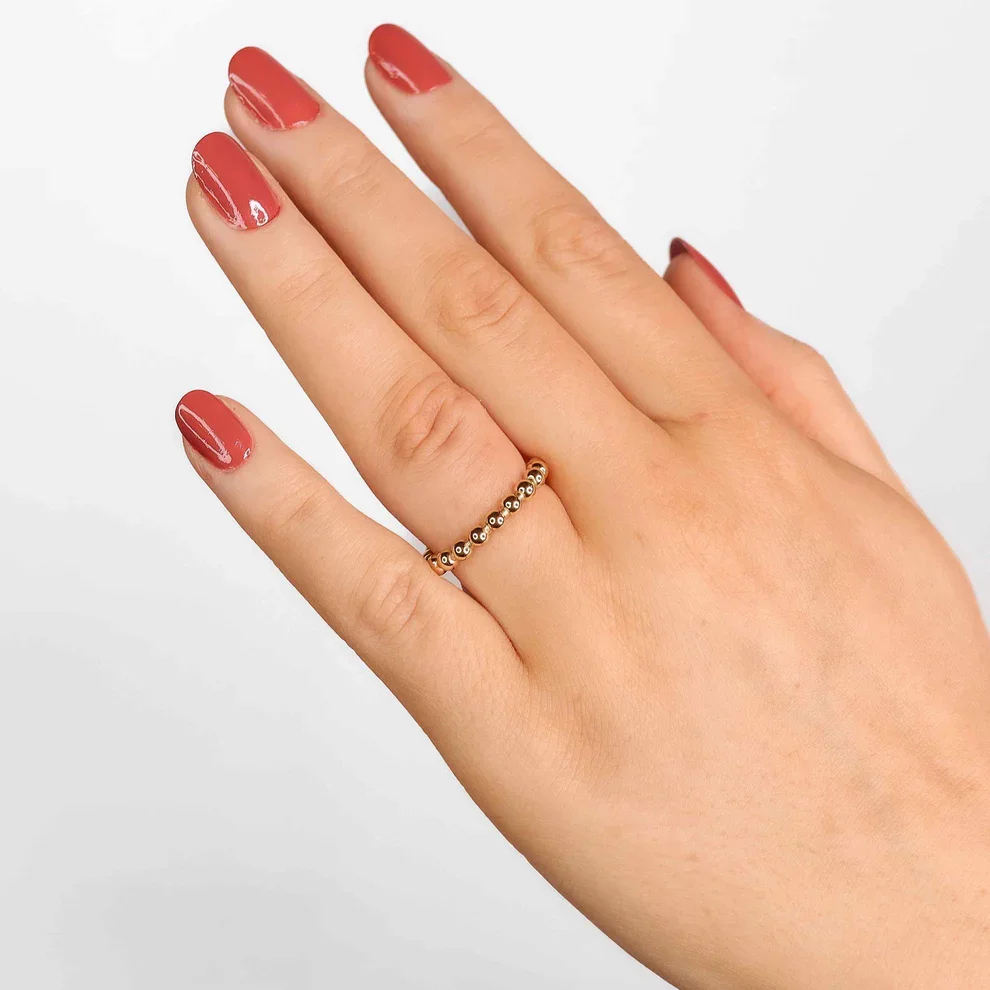 Ring Bubbles 18K Guldbelagt