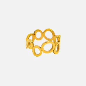 Ring Maria Cirkel 18K Guldbelagt