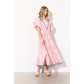 Zoenna kjole - pink Sea Creatures Art Print