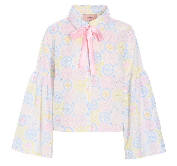 Lana Shirt Hvid/Pastel