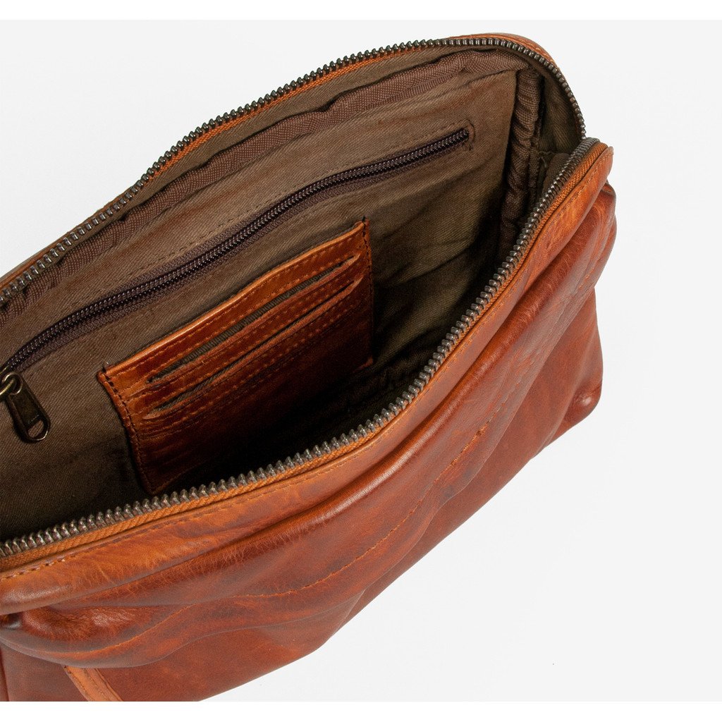 Akron Bumbag Leather - Cognac