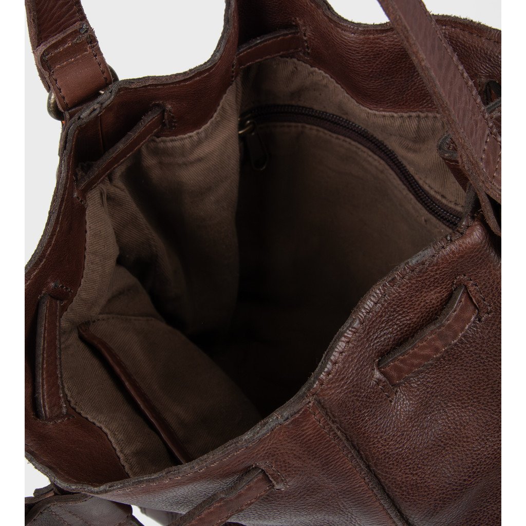 Olive Bucket Bag - Brun