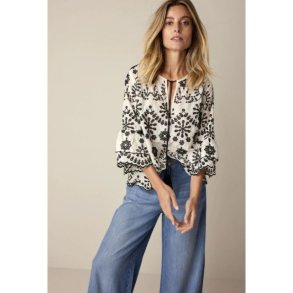 Bluse Contrast chiffy