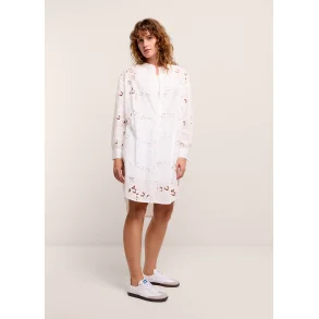 Skjorte med engelsk broderi anglaise